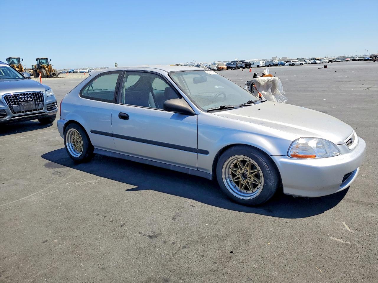 1998 Honda Civic Dx Серебряный vin: 2HGEJ6347WH112062