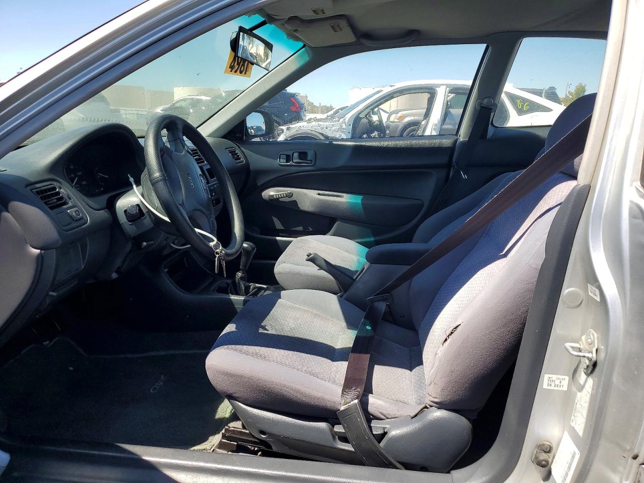 1998 Honda Civic Dx Серебряный vin: 2HGEJ6347WH112062