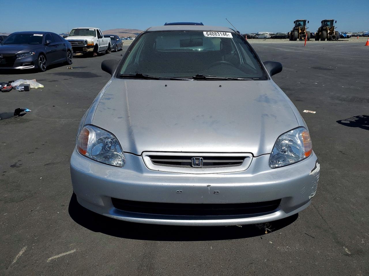 1998 Honda Civic Dx Серебряный vin: 2HGEJ6347WH112062