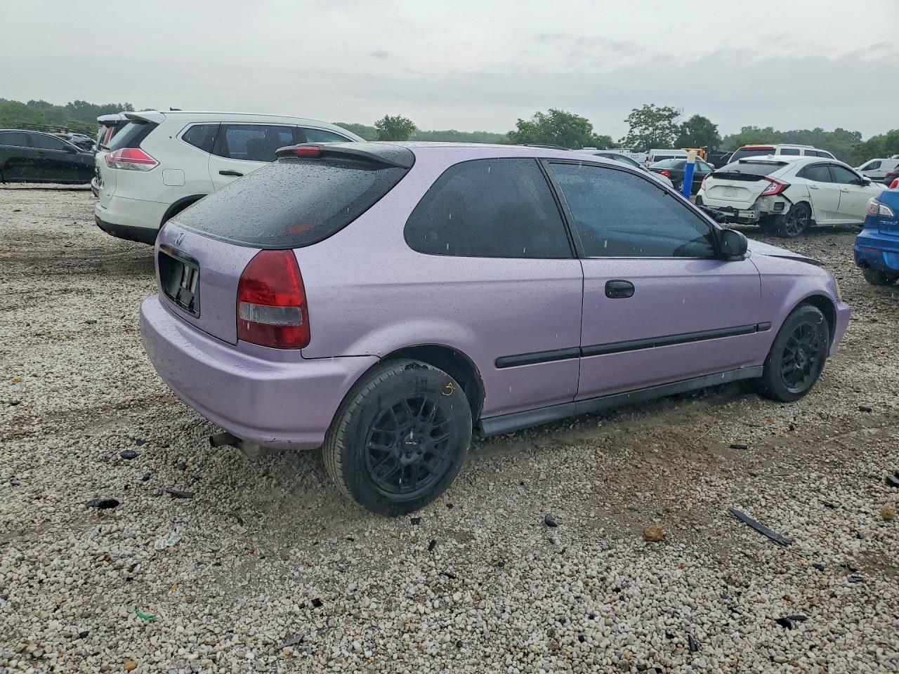 2000 Honda Civic Cx Purple vin: 2HGEJ6424YH104503
