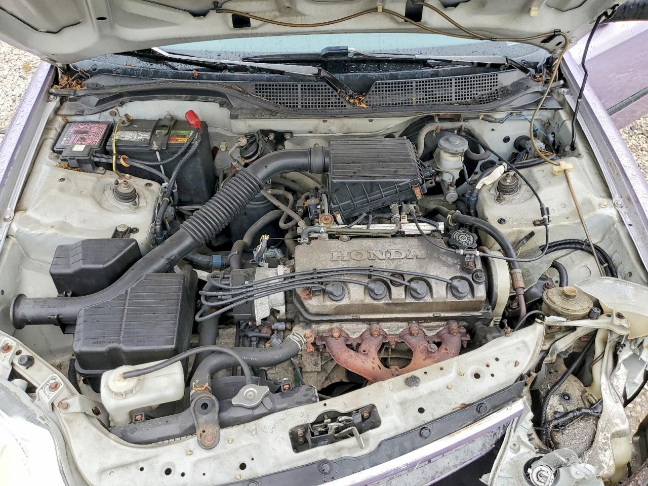 2000 Honda Civic Cx Purple vin: 2HGEJ6424YH104503