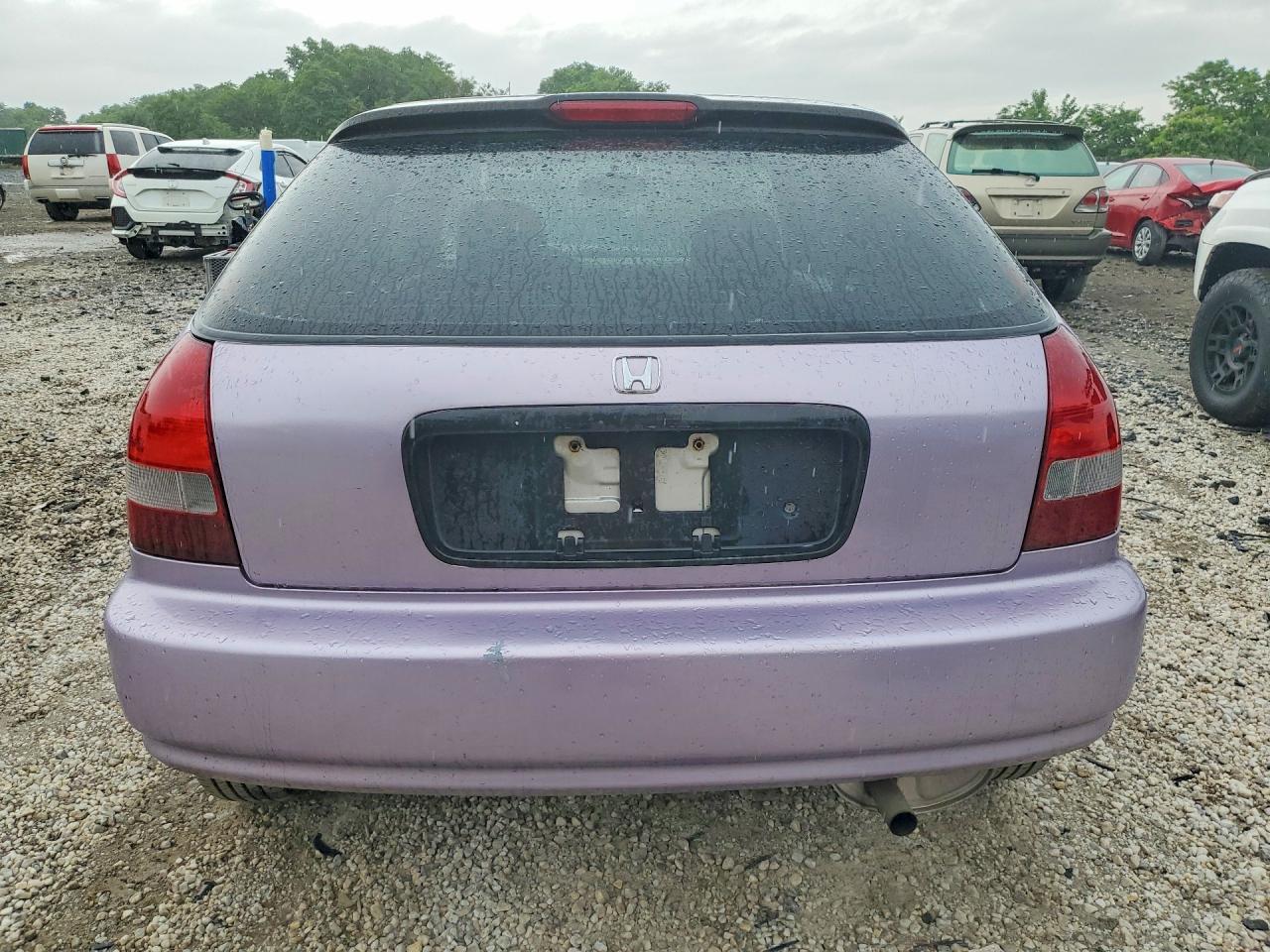 2000 Honda Civic Cx Purple vin: 2HGEJ6424YH104503