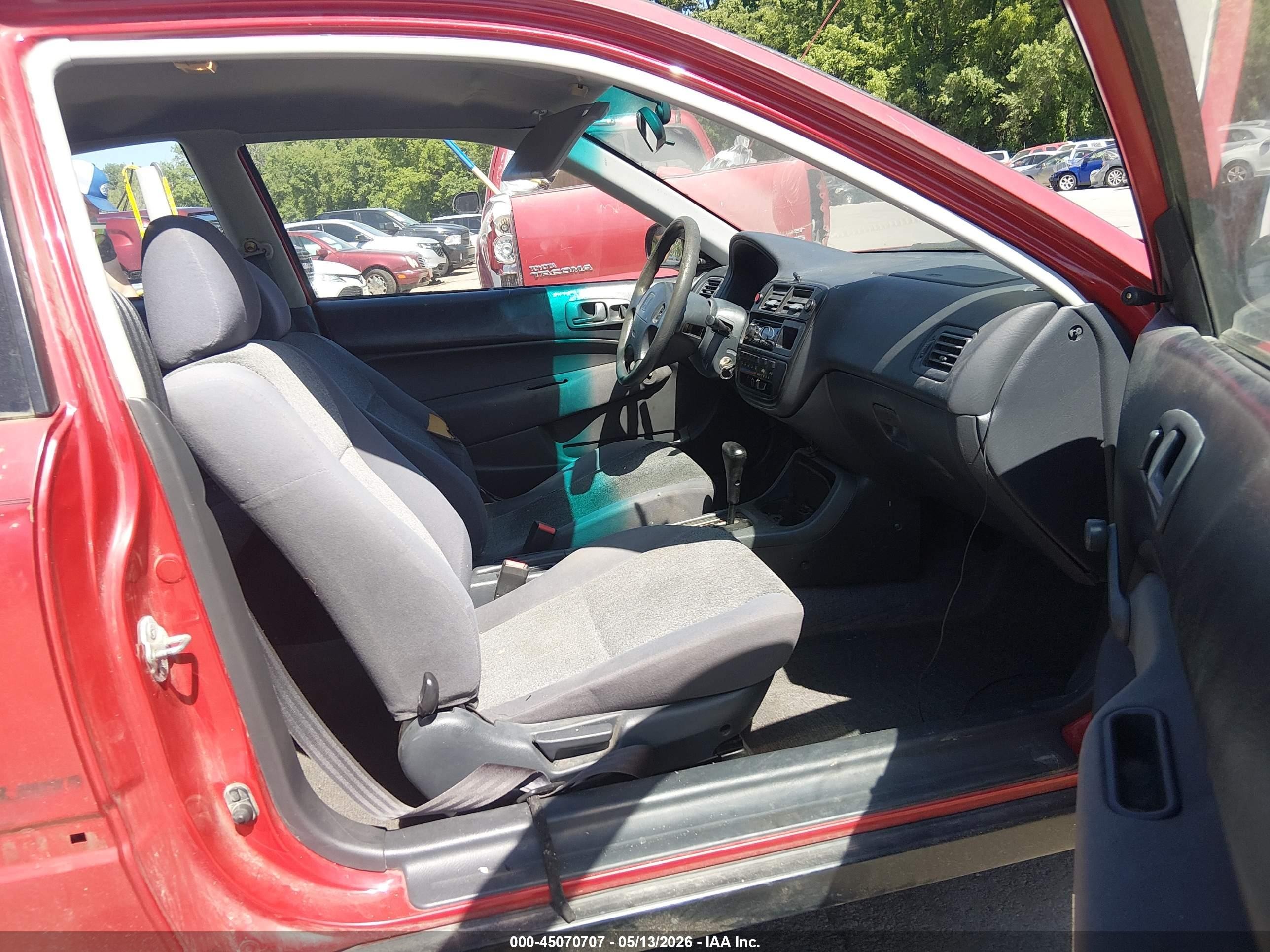 1996 Honda Civic Cx Red vin: 2HGEJ642XTH123680