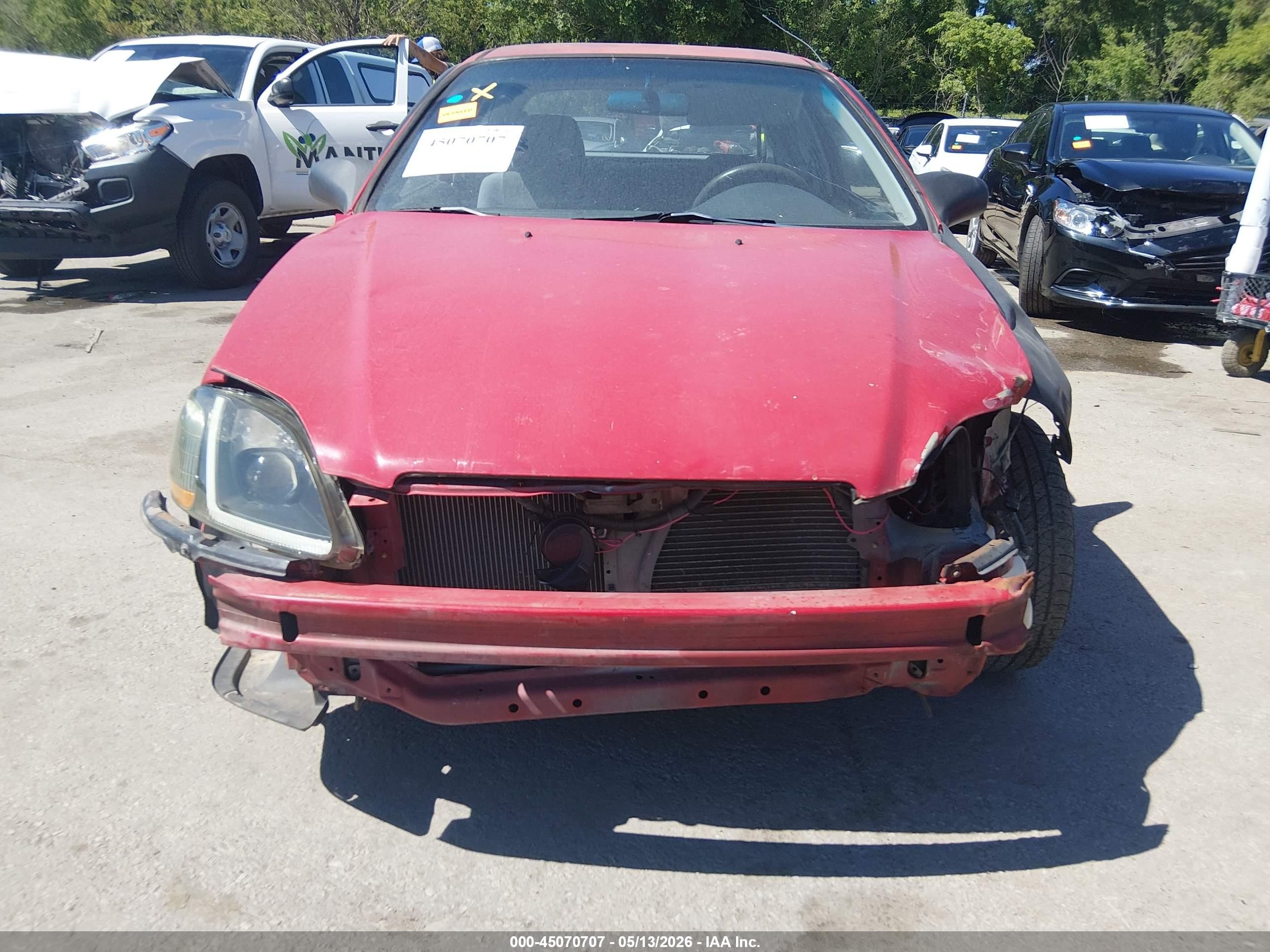 1996 Honda Civic Cx Red vin: 2HGEJ642XTH123680