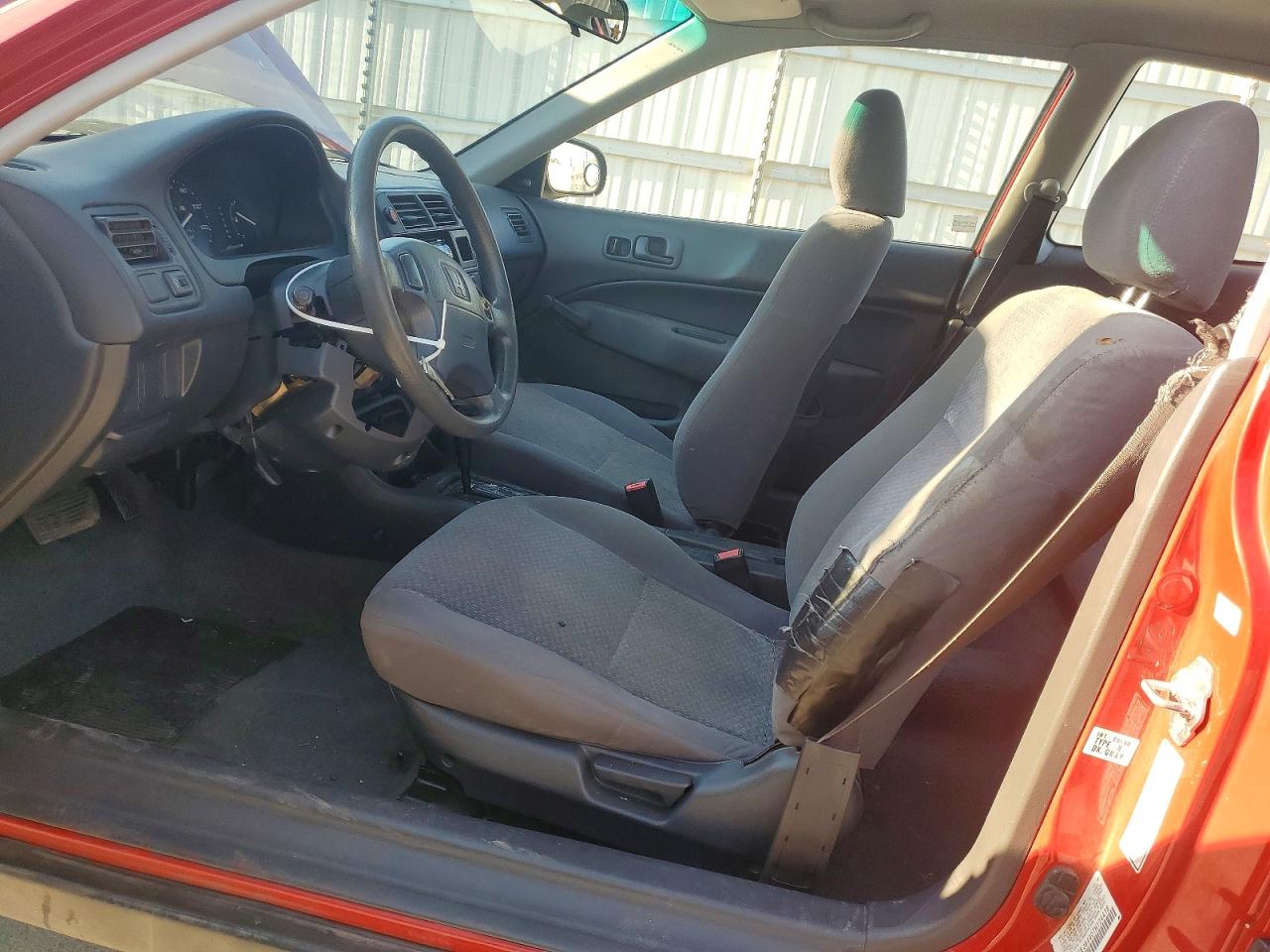 1996 Honda Civic Dx Red vin: 2HGEJ6440TH124418