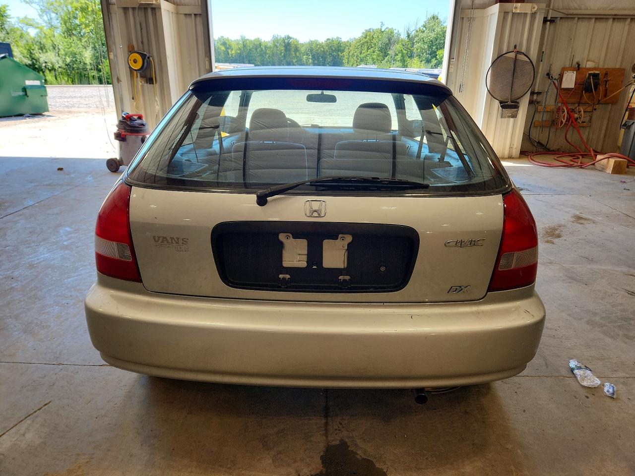 1999 Honda Civic Dx Silver vin: 2HGEJ6440XH107463