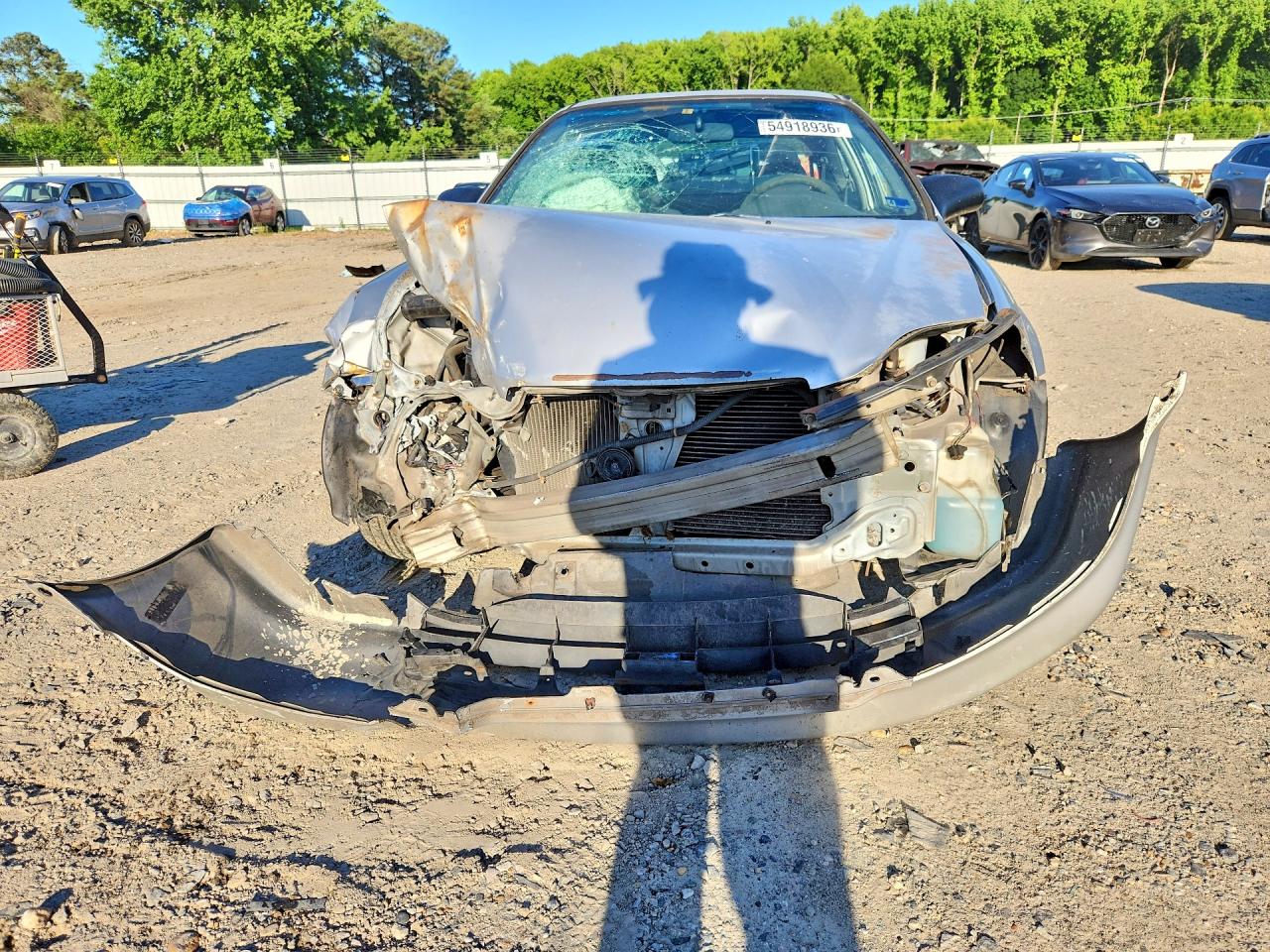 1997 Honda Civic Dx Silver vin: 2HGEJ6443VH108457