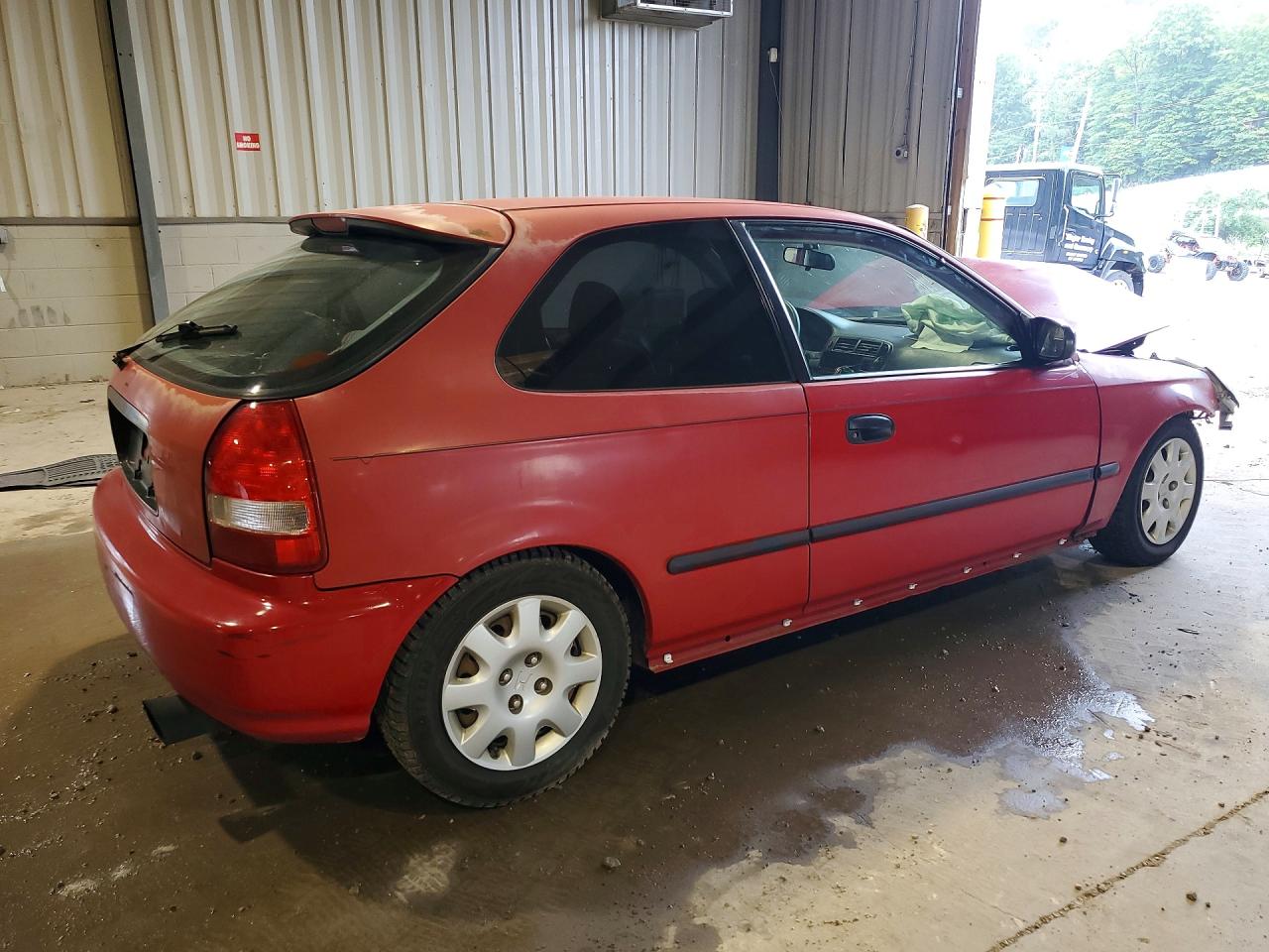 1998 Honda Civic Dx Red vin: 2HGEJ6449WH100221