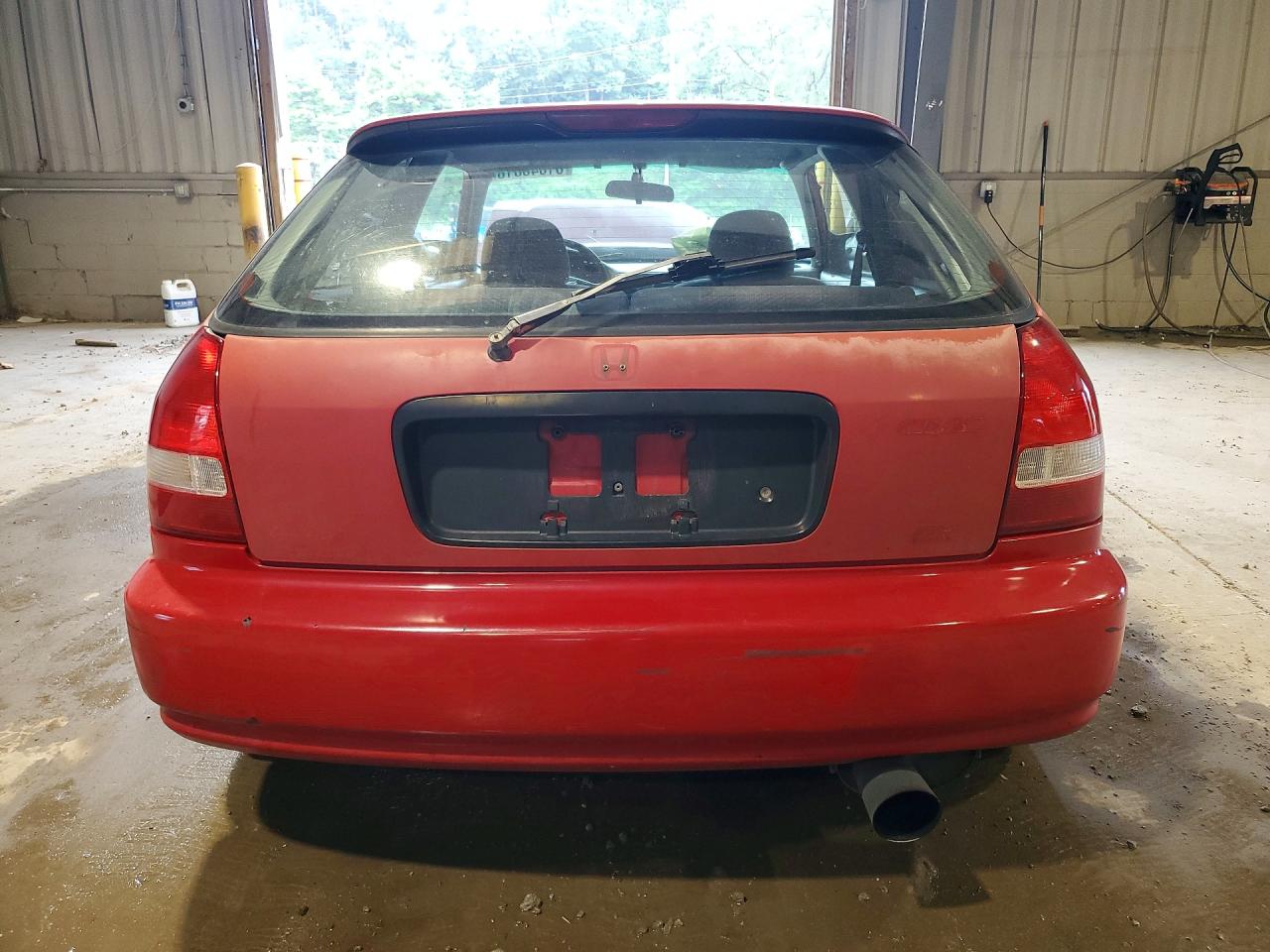1998 Honda Civic Dx Red vin: 2HGEJ6449WH100221