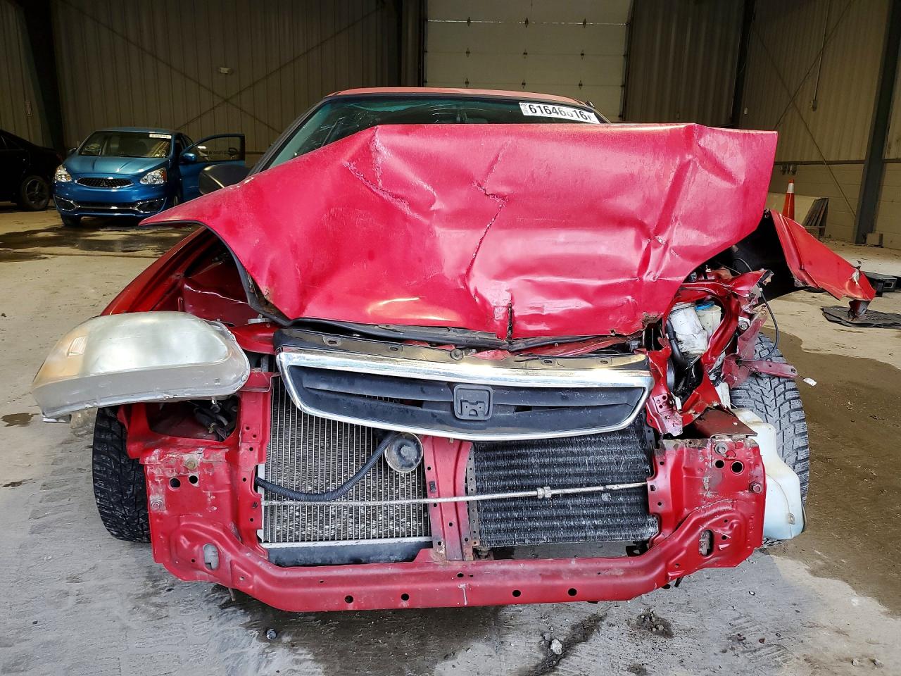 1998 Honda Civic Dx Red vin: 2HGEJ6449WH100221