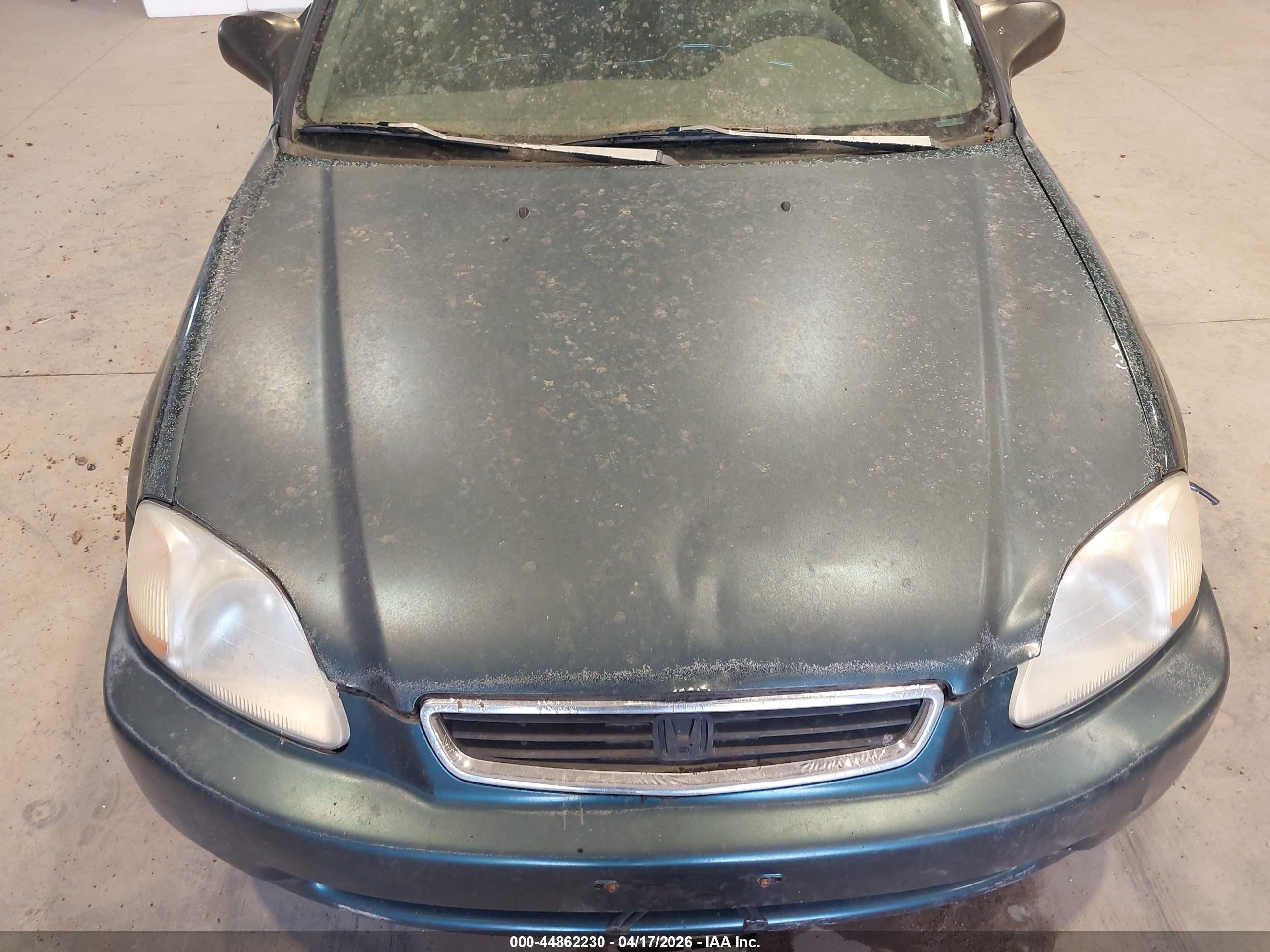 1998 Honda Civic Dx Green vin: 2HGEJ6520WH513030