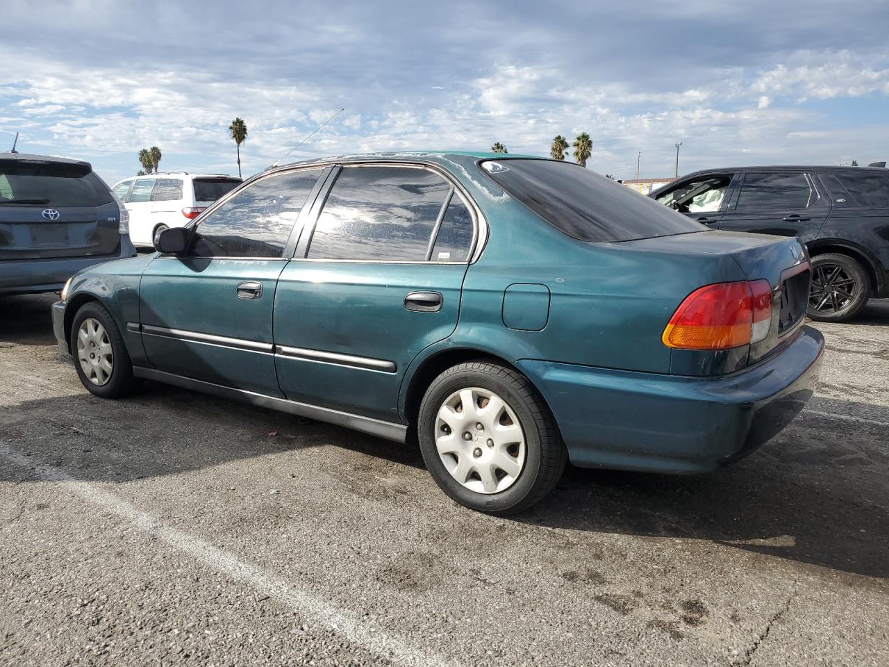 1998 Honda Civic Dx Green vin: 2HGEJ6523WH580303