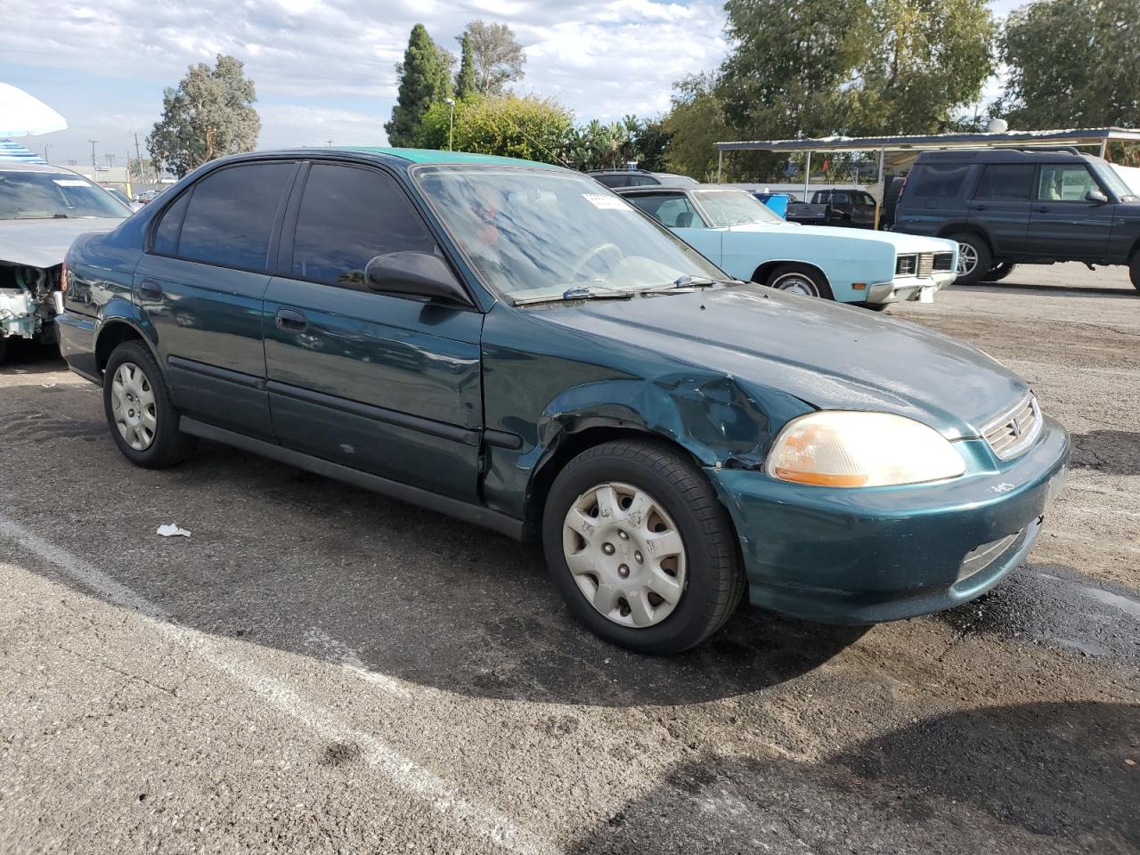 1998 Honda Civic Dx Green vin: 2HGEJ6523WH580303
