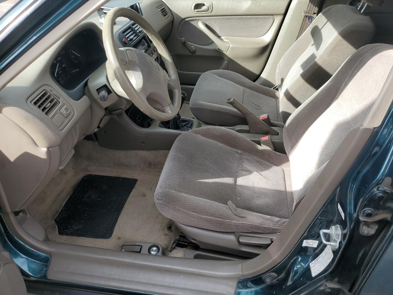 1998 Honda Civic Dx Green vin: 2HGEJ6523WH580303