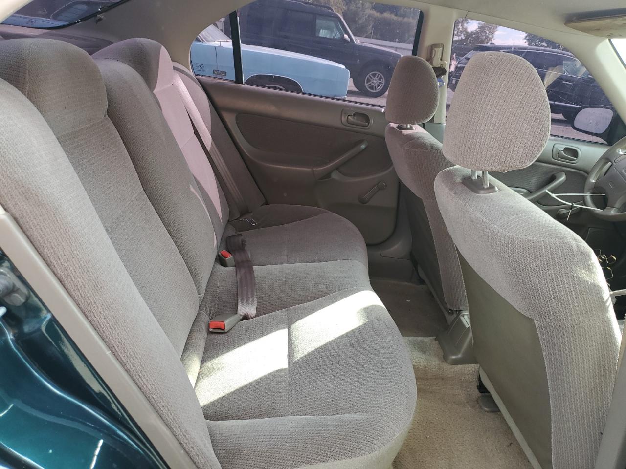 1998 Honda Civic Dx Green vin: 2HGEJ6523WH580303