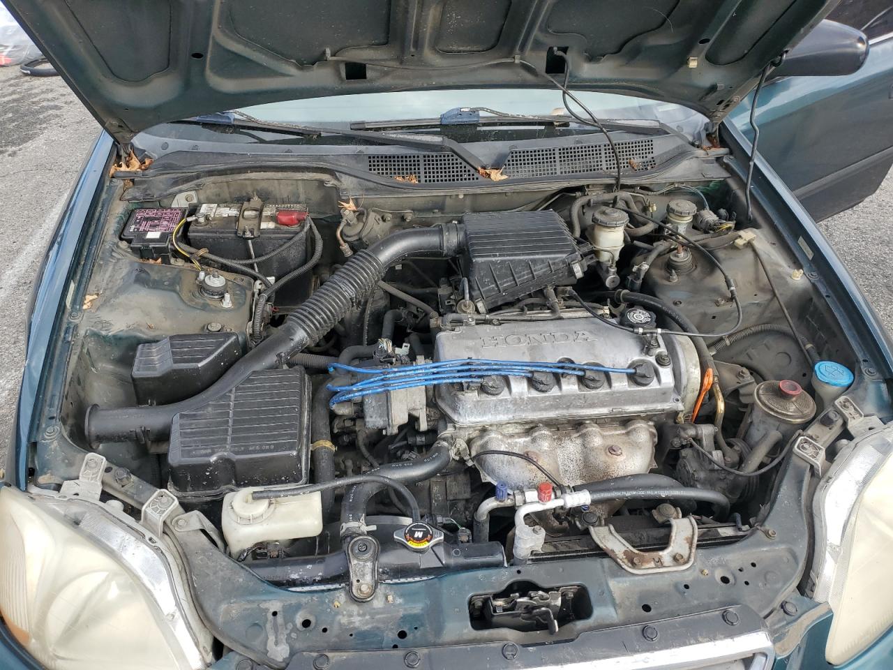 1998 Honda Civic Dx Green vin: 2HGEJ6523WH580303