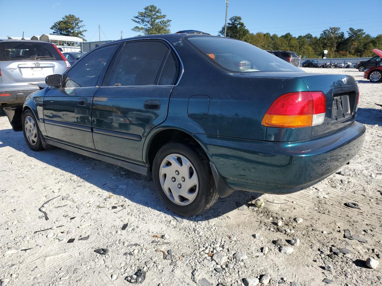 1996 Honda Civic Lx Green vin: 2HGEJ6573TH514616