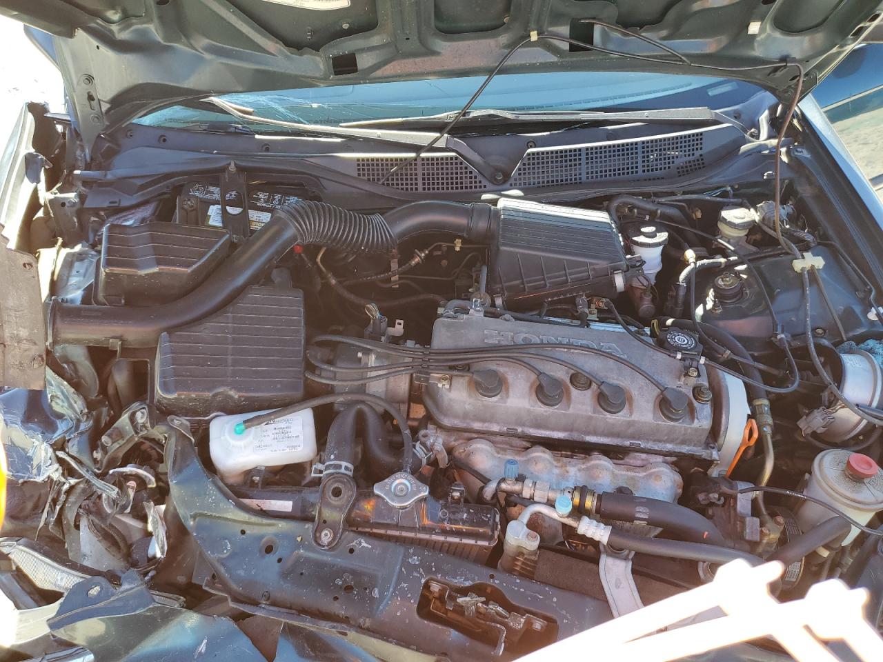 1996 Honda Civic Lx Green vin: 2HGEJ6573TH514616