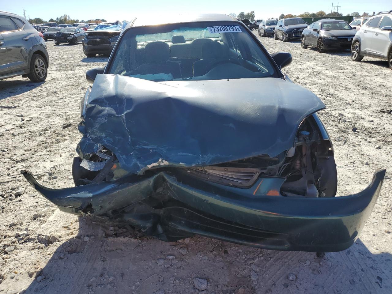 1996 Honda Civic Lx Green vin: 2HGEJ6573TH514616