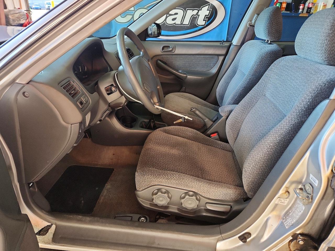 1999 Honda Civic Lx Silver vin: 2HGEJ6573XH547220