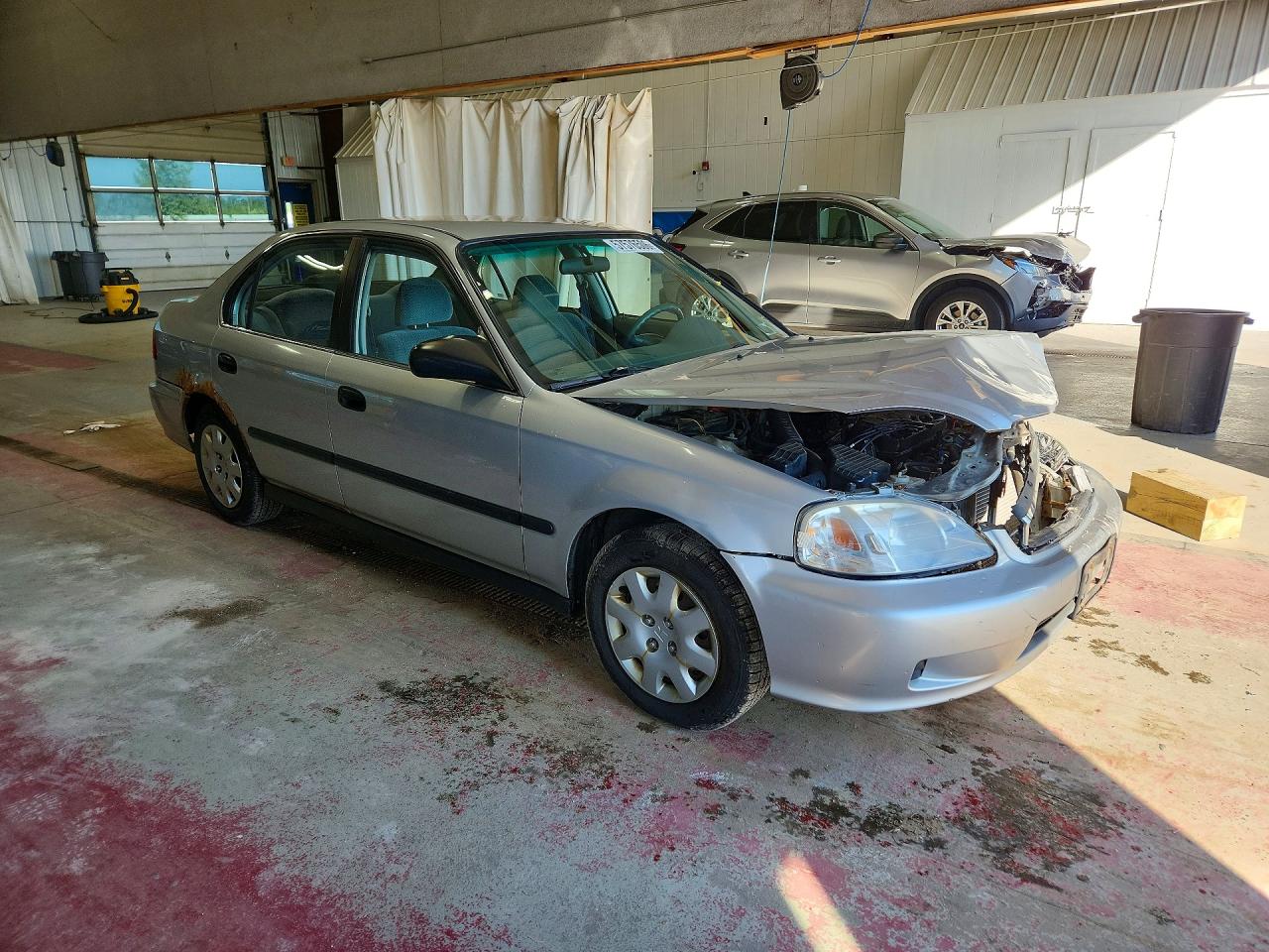 1999 Honda Civic Lx Silver vin: 2HGEJ6573XH547220