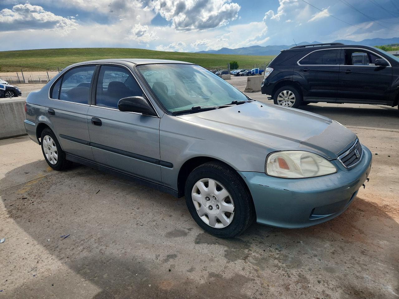 1999 Honda Civic Lx Silver vin: 2HGEJ6573XH594893