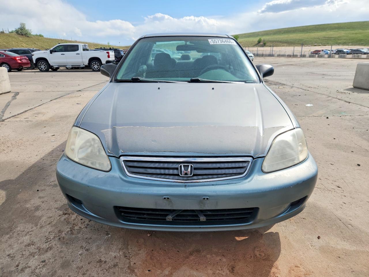 1999 Honda Civic Lx Silver vin: 2HGEJ6573XH594893