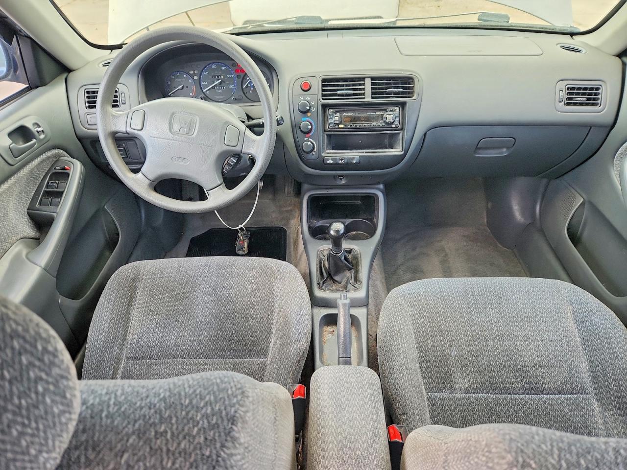 1999 Honda Civic Lx Silver vin: 2HGEJ6573XH594893