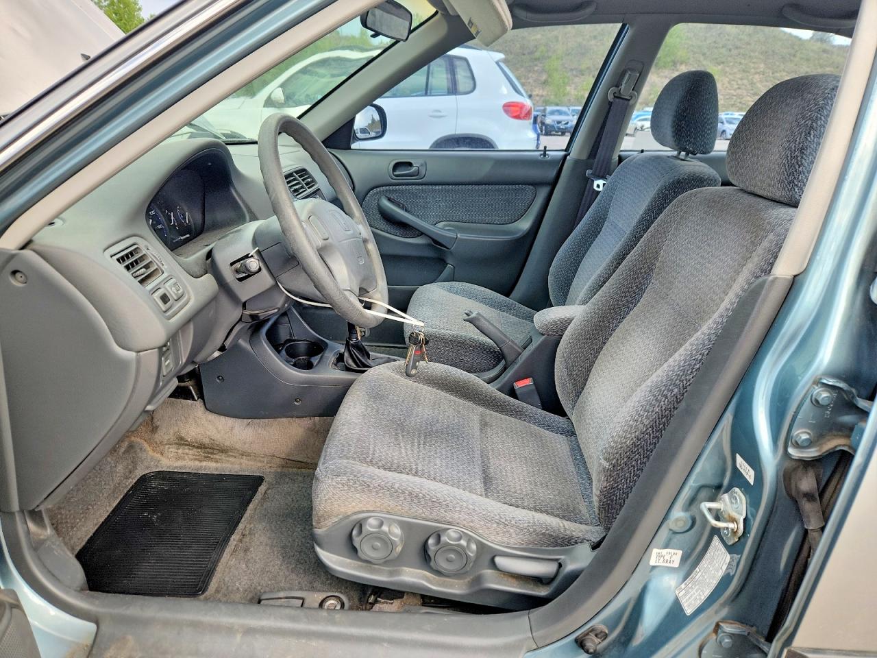 1999 Honda Civic Lx Silver vin: 2HGEJ6573XH594893