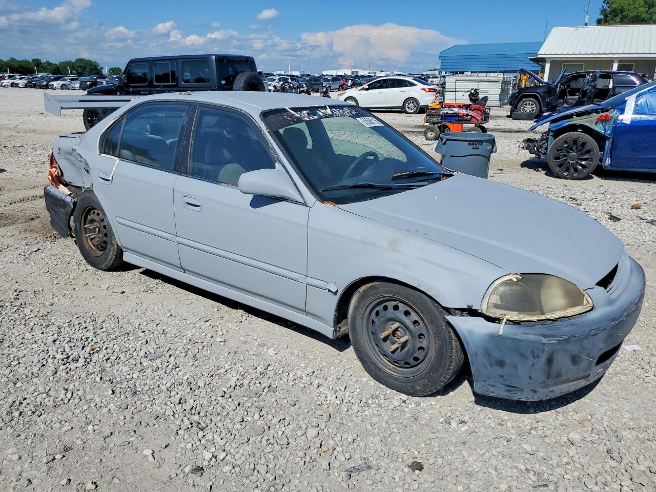 1998 Honda Civic Lx Gray vin: 2HGEJ6576WH532211