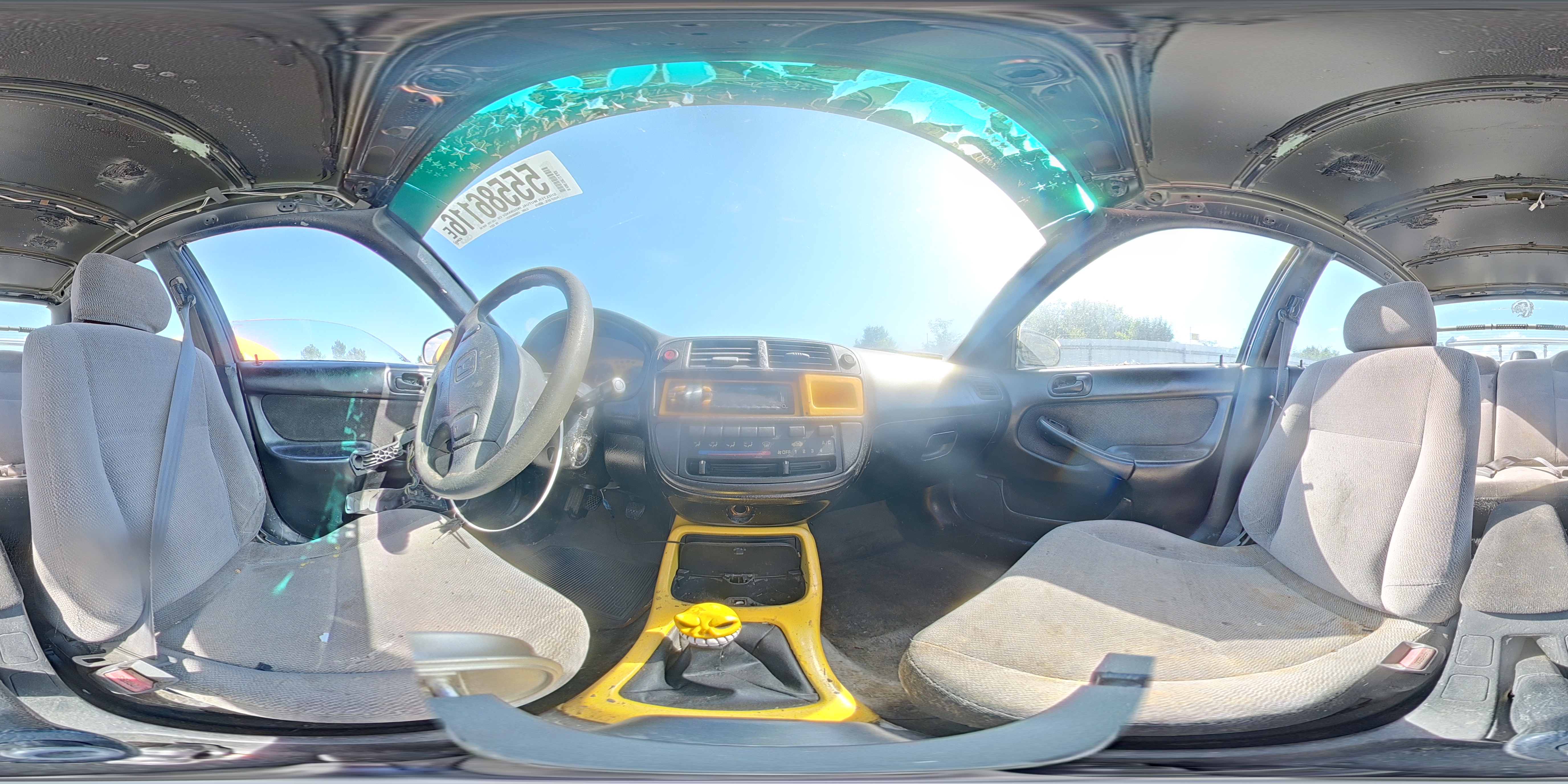 1998 Honda Civic Lx Gray vin: 2HGEJ6576WH532211