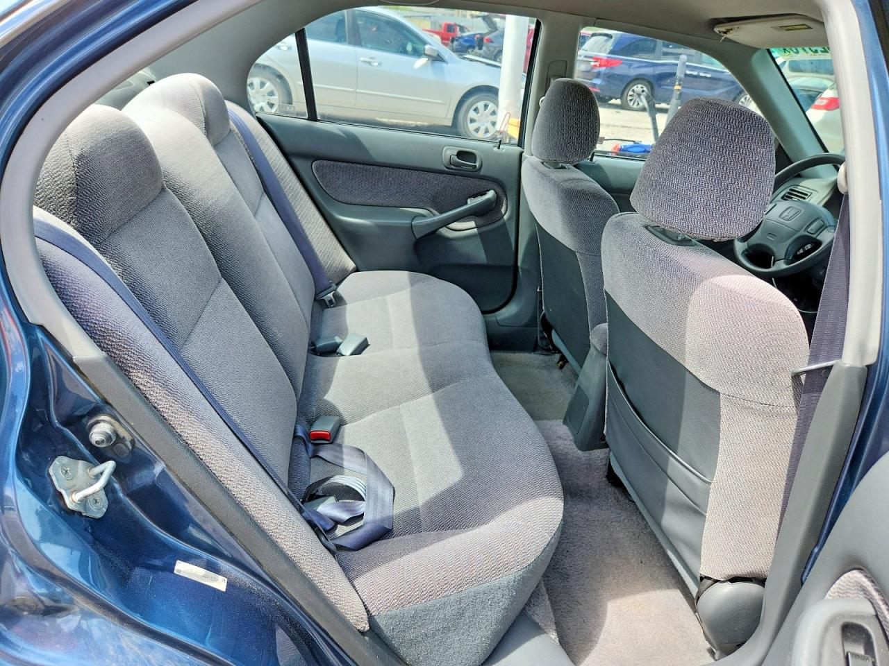 1998 Honda Civic Lx Blue vin: 2HGEJ6576WH557951