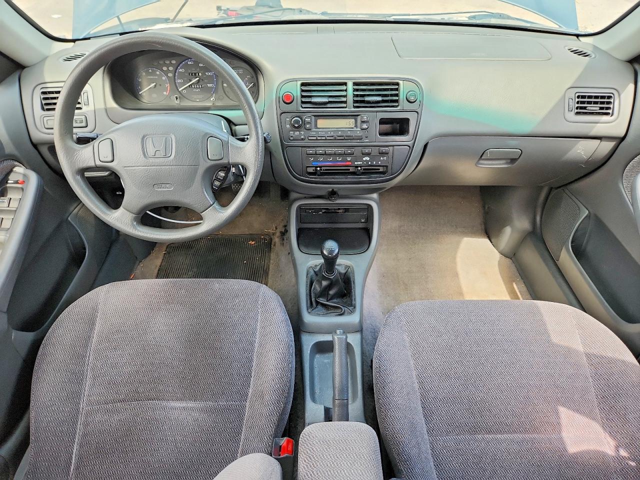 1998 Honda Civic Lx Blue vin: 2HGEJ6576WH557951