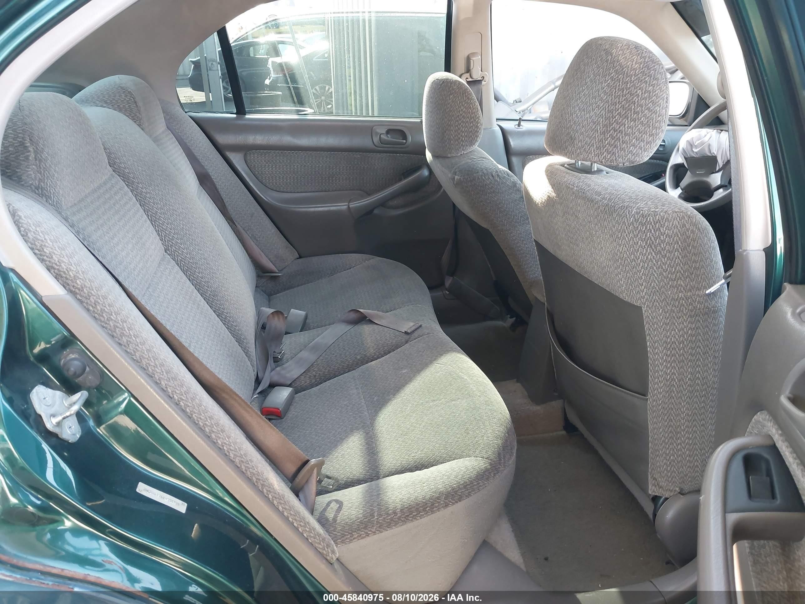 1999 Honda Civic Lx Blue vin: 2HGEJ6576XH534235