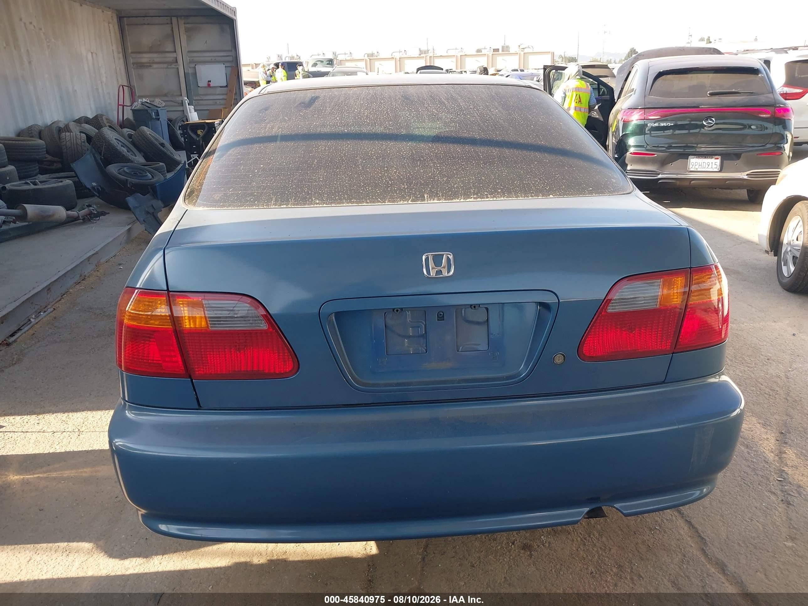 1999 Honda Civic Lx Blue vin: 2HGEJ6576XH534235
