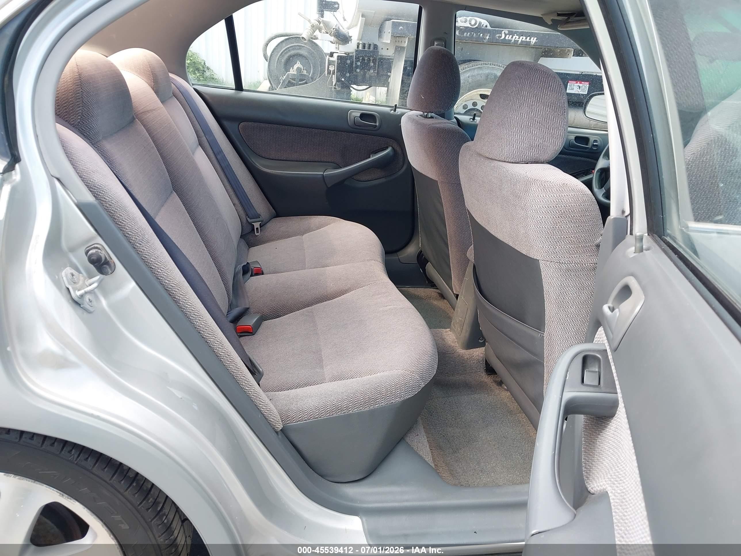 1996 Honda Civic Lx/ex Gray vin: 2HGEJ6608TH539397