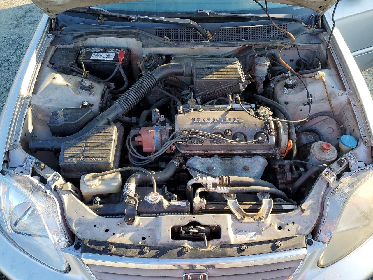 1999 Honda Civic Base Silver vin: 2HGEJ6611XH585197
