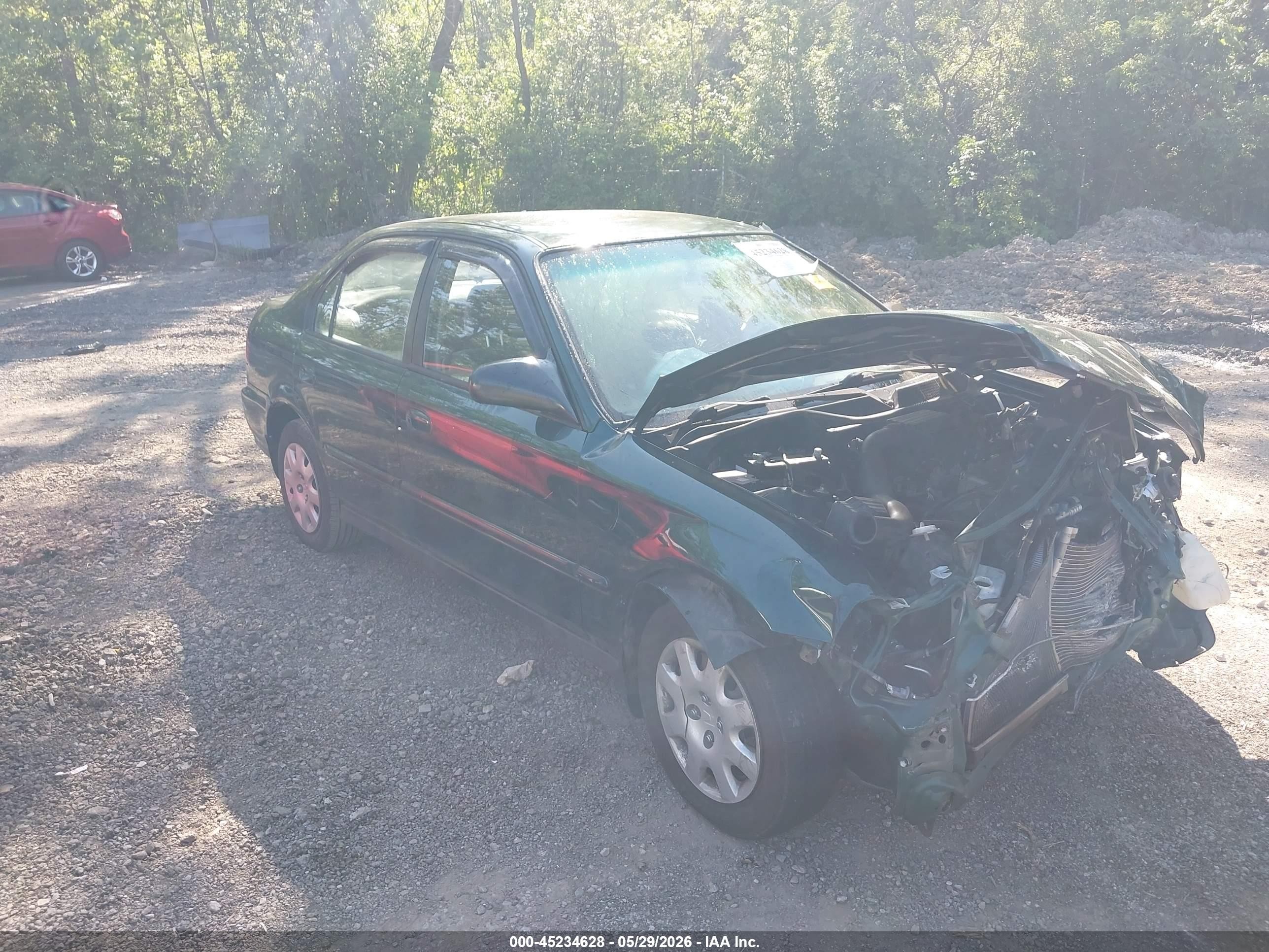 2000 Honda Civic Value Package Green vin: 2HGEJ6611YH540701