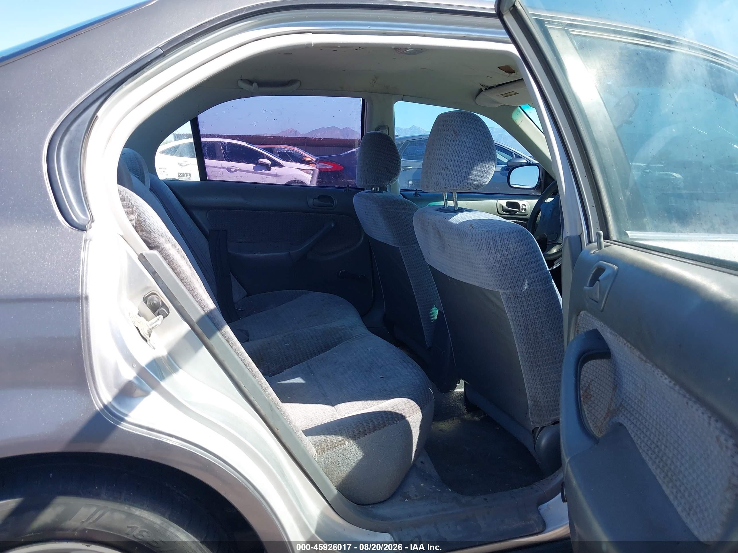 2000 Honda Civic Value Package Gray vin: 2HGEJ6611YH560270