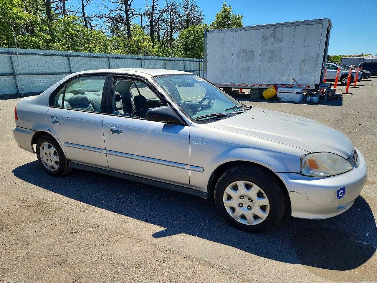1999 Honda Civic Base Silver vin: 2HGEJ6612XH541029