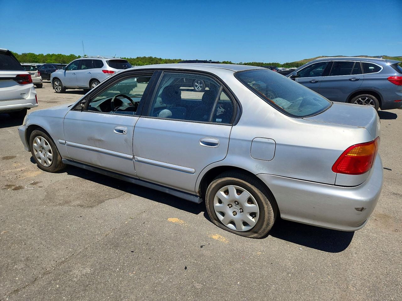 1999 Honda Civic Base Silver vin: 2HGEJ6612XH541029