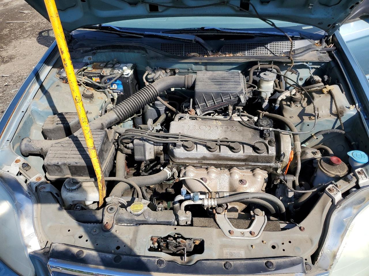 2000 Honda Civic Base Turquoise vin: 2HGEJ6612YH557085