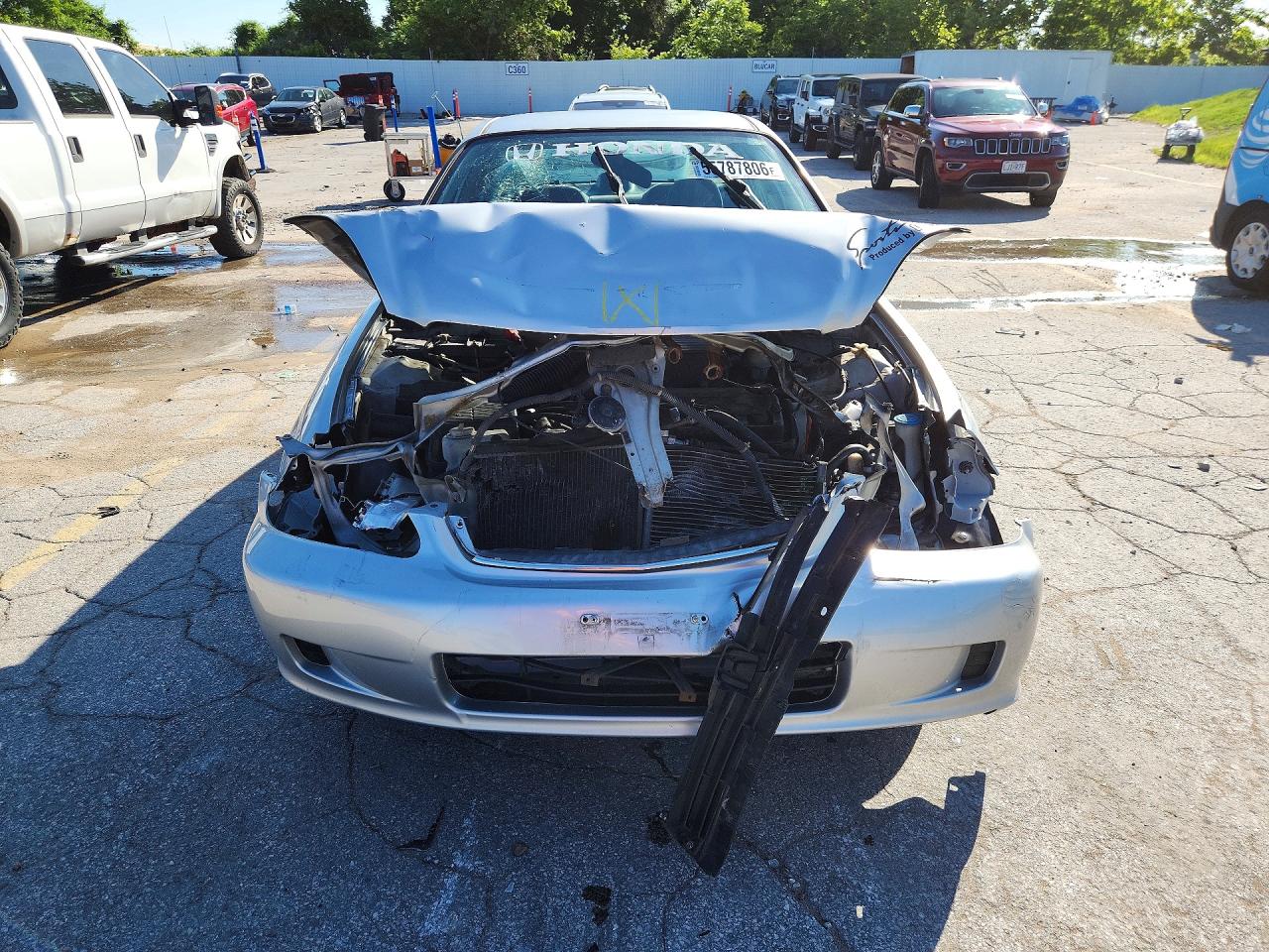 2000 Honda Civic Base Серебряный vin: 2HGEJ6612YH590930