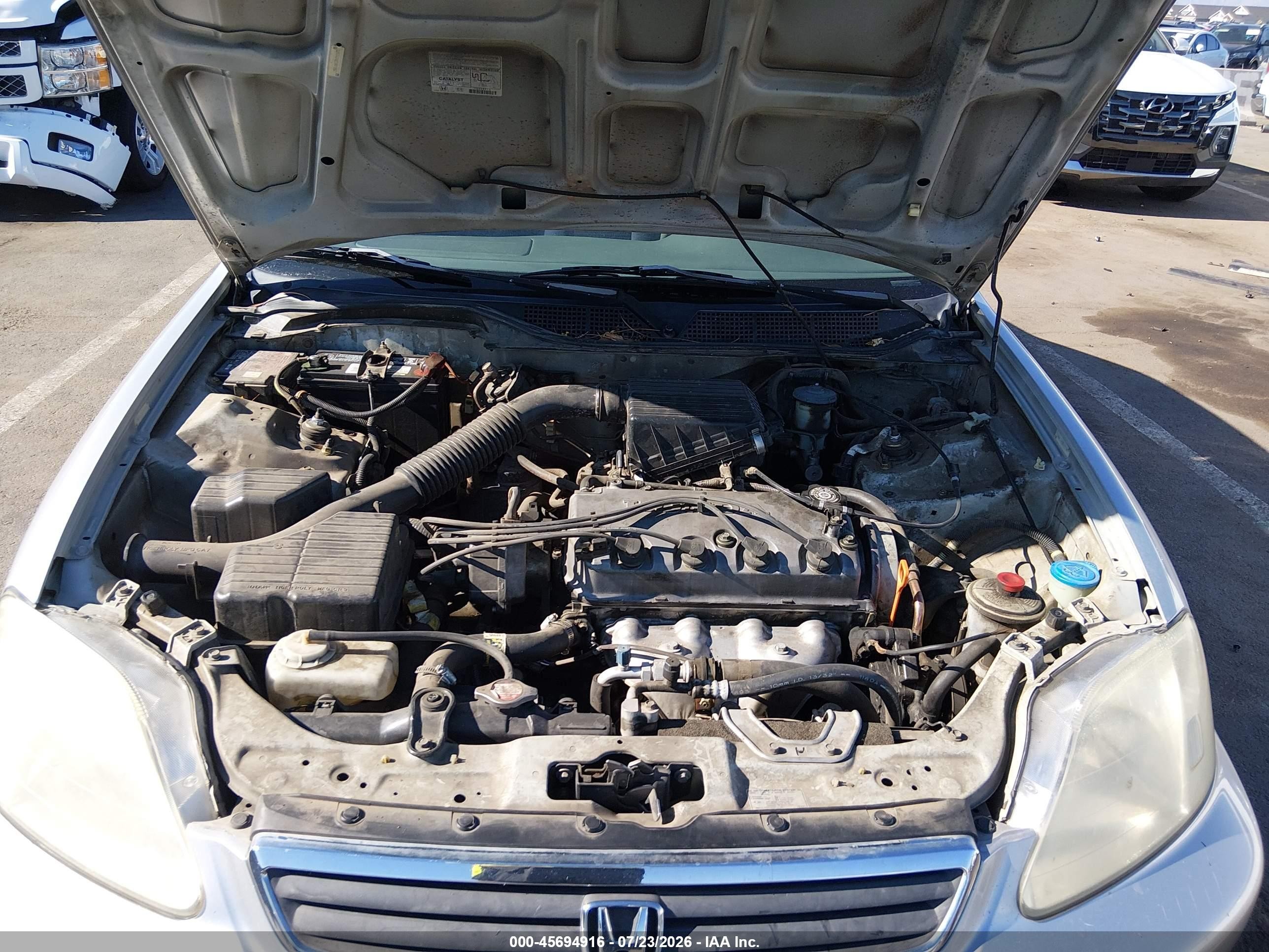2000 Honda Civic Value Package Серебряный vin: 2HGEJ6612YH597425