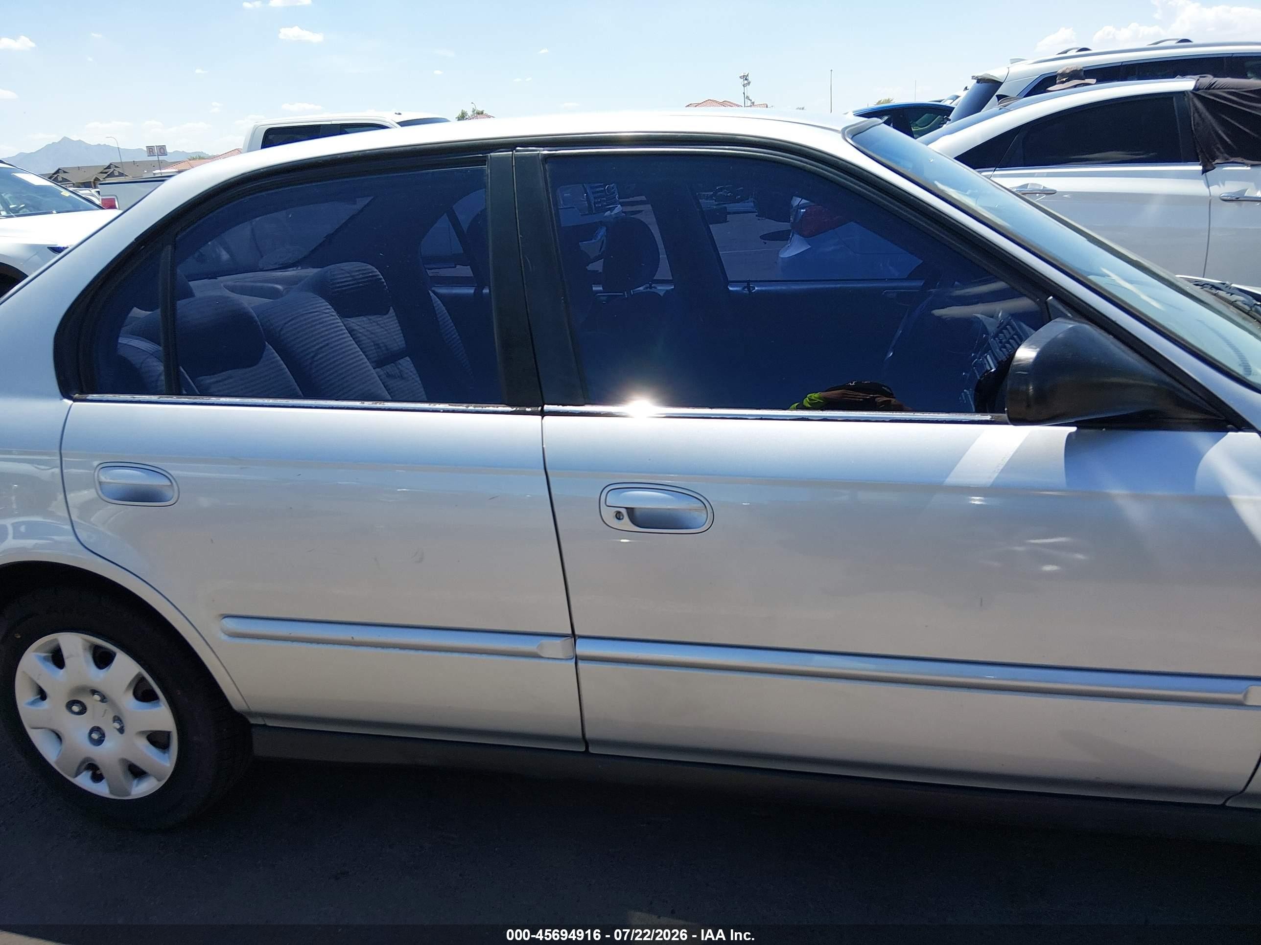 2000 Honda Civic Value Package Серебряный vin: 2HGEJ6612YH597425