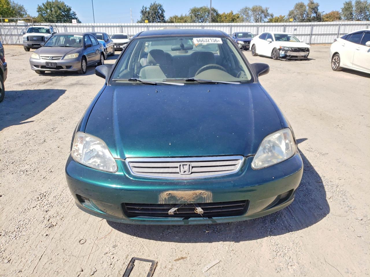1999 Honda Civic Base Green vin: 2HGEJ6615XH520594