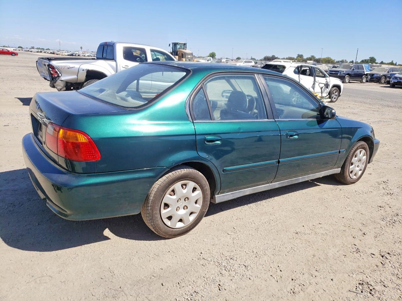 1999 Honda Civic Base Green vin: 2HGEJ6615XH520594