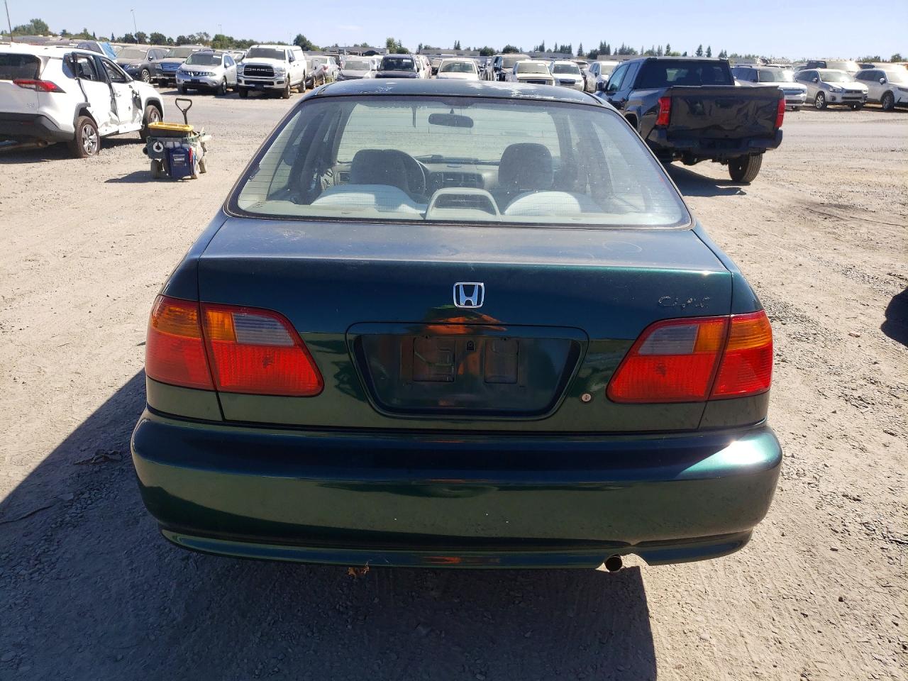1999 Honda Civic Base Green vin: 2HGEJ6615XH520594