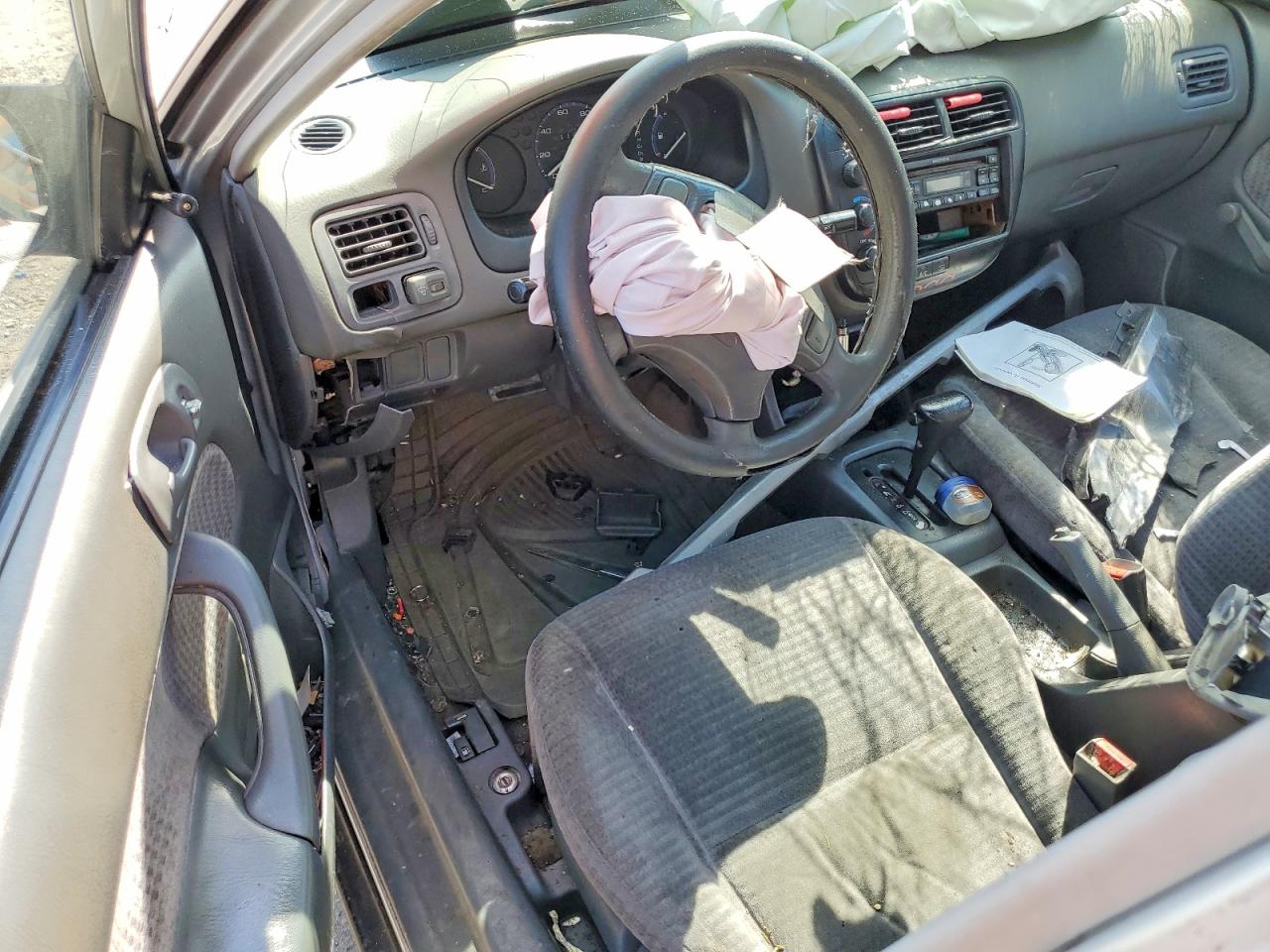 1999 Honda Civic Серый vin: 2HGEJ6615XH563252