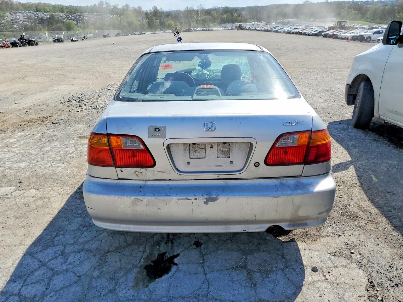 1999 Honda Civic Серый vin: 2HGEJ6615XH563252